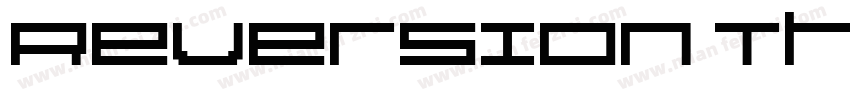 Reversion Thin字体转换